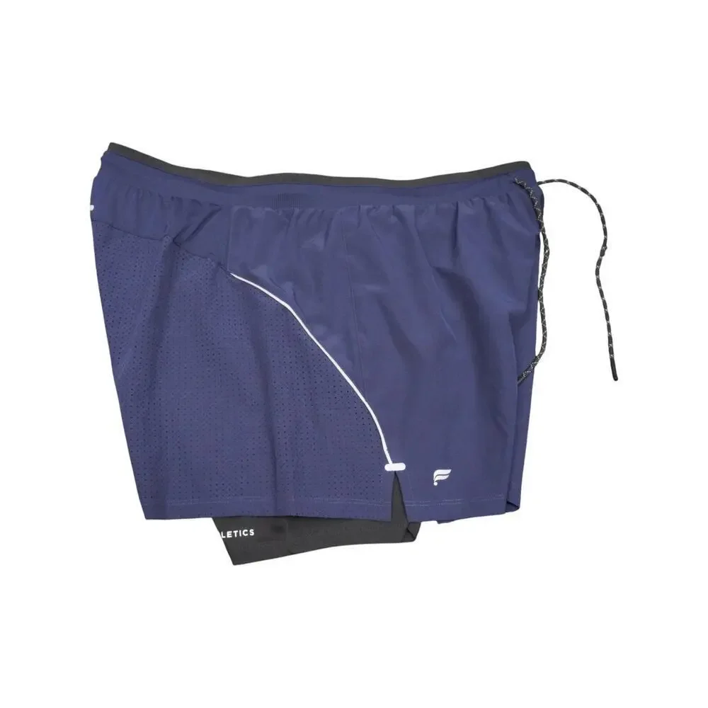 Fabletics Fundamental Short II Lined 5” Men’s XXL Navy Blue Black EUC
